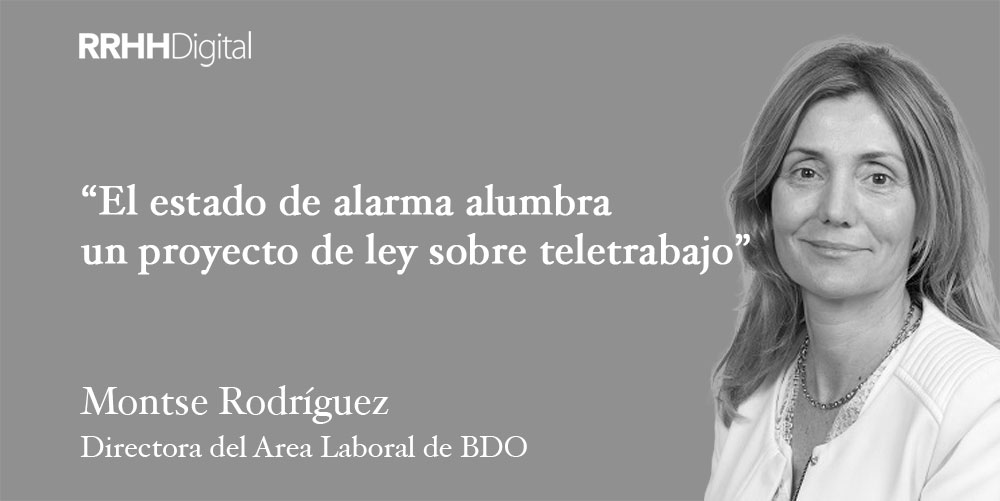 El estado de alarma alumbra un proyecto de ley sobre teletrabajo