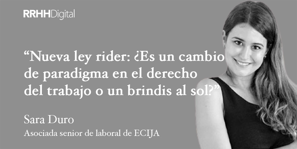 Nueva ley rider: ¿es un cambio de paradigma en el derecho del trabajo o un brindis al sol?