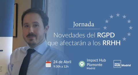 Enrique Martínez-Cañavate, ponente en la jornada 'Las novedades del RGPD que afectarán a los RRHH'