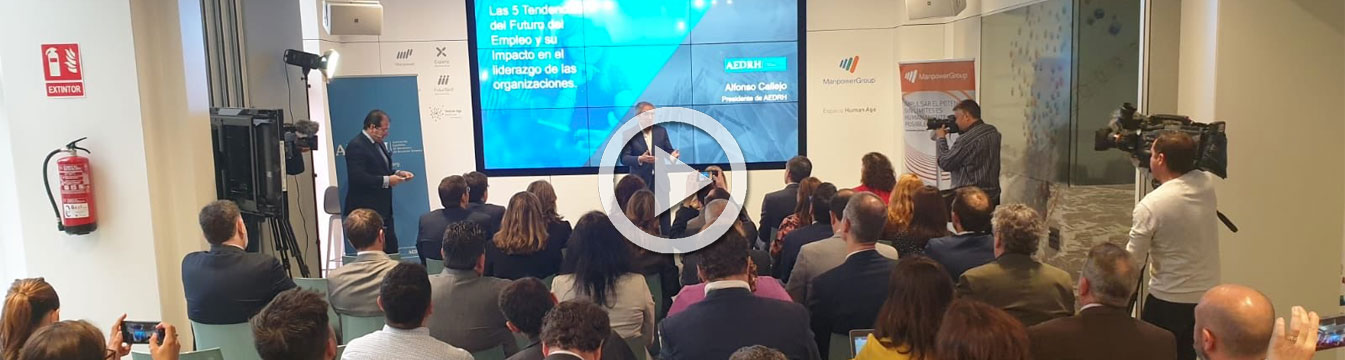 'Las cinco tendencias del futuro del empleo': declaraciones y mejores momentos del evento organizado por la AEDRH