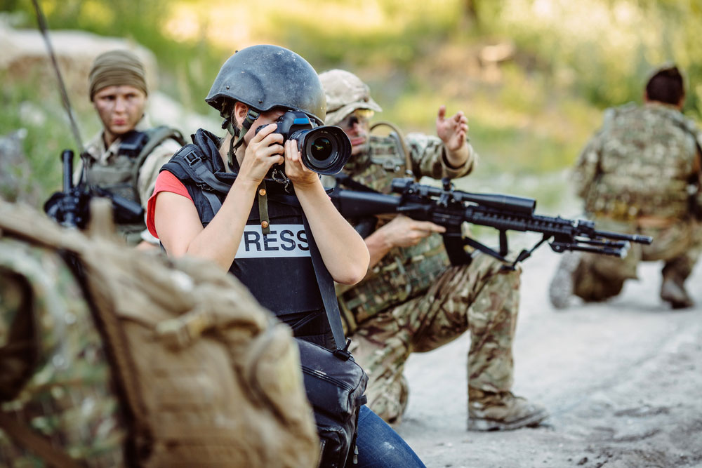 Periodista en la guerra