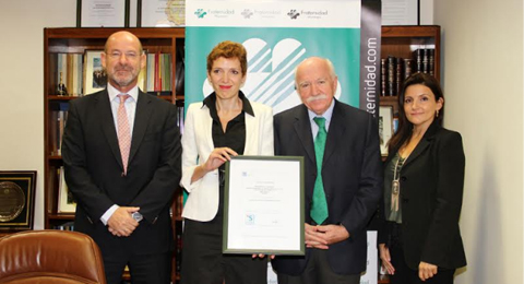 Fraternidad-Muprespa recibe el certificado de empresa saludable