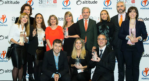 Profesionales de Atento, Liberty Seguros, Securitas Direct, Transcom y Unísono, Premios Fortius 2015