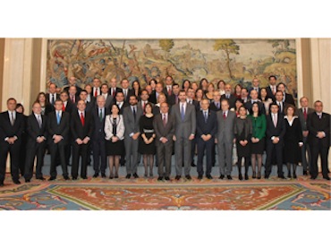 El Príncipe de Asturias recibe al equipo de GEM España, de la red de investigación sobre emprendimiento