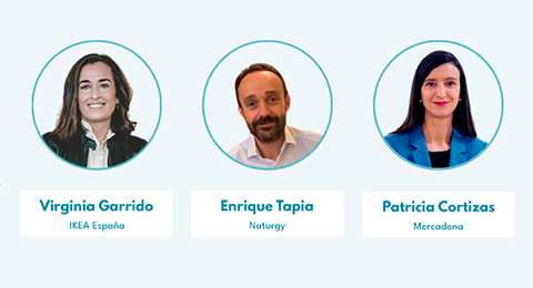 Virginia Garrido (IKEA), Enrique Tapia (Naturgy) y Patricia Cortizas (Mercadona), nominados al 'Premio al Mejor Gestor S&B del Año'