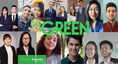 La final mundial de Schneider Go Green acogerá a los mejores alumnos para exponer sus propuestas