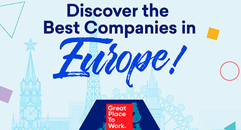 El 94% de los colaboradores de los Best Workplaces en Europa dice que su compañía es un gran lugar para trabajar