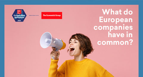 Great Place to Work® y The Economist Group se unen para anunciar los 125 Best Workplaces en Europa