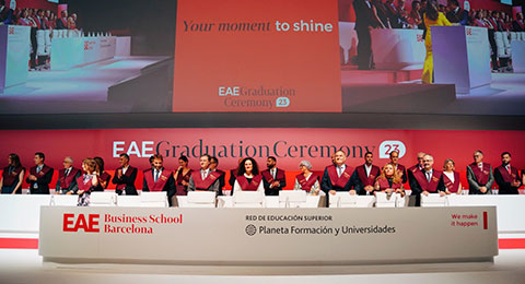 Olga Sánchez en la Graduación de EAE Barcelona: “Necesitamos líderes adaptativos y en continuo aprendizaje”