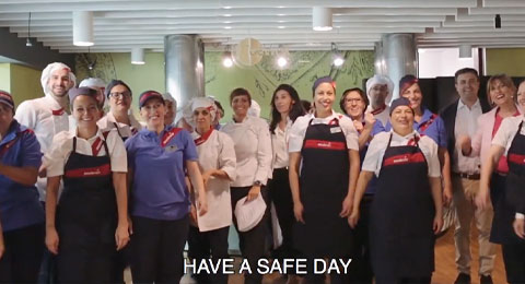 El éxito de 'HaveASafeDay' de Sodexo Iberia: reduce los accidentes laborales a la mitad en tres años