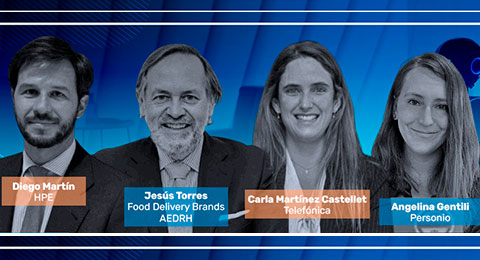 HR Innovation Summit | Así será la participación de Diego Martín (HPE), Jesús Torres (Food Delivery Brands y AEDRH), Carla Martínez (Telefónica) y Angelina Gentili (Personio) en el congreso