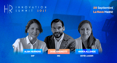 Alba Herrero (SAP), María Allende (Esteé Lauder) y José Amoretti (ING) estarán en el HR Innovation Summit 2023