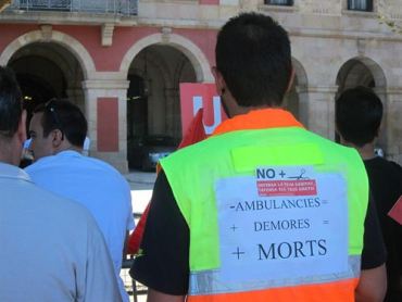 Arrancan cuatro días de huelga en las ambulancias