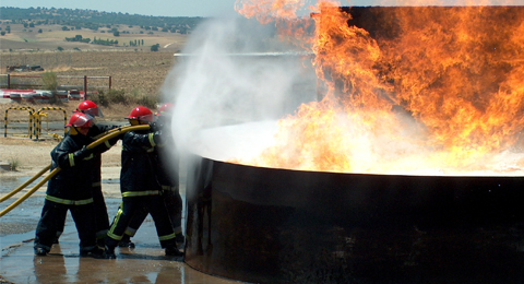ILUNION Seguridad forma a bomberos de la Diputación de Castellón