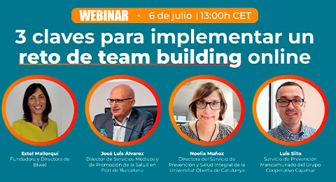 Conoce las tres claves para implementar un reto de team building on-line