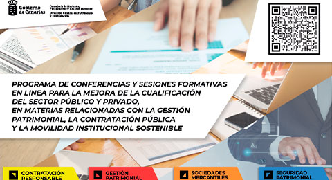 Programa de conferencias y sesiones formativas en línea para la mejora de la cualificación del sector público y privado