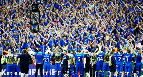 ¿Qué equipo celebra sus éxitos como los islandeses?