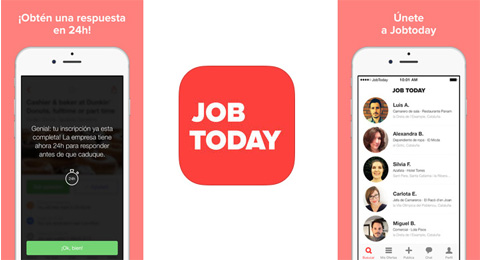 La 'app' Job Today para encontrar trabajo obtiene 9 millones de inversión por su éxito en España