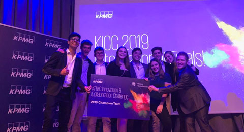 El equipo español de ESADE, campeón de la competición internacional de talento de KPMG 2019