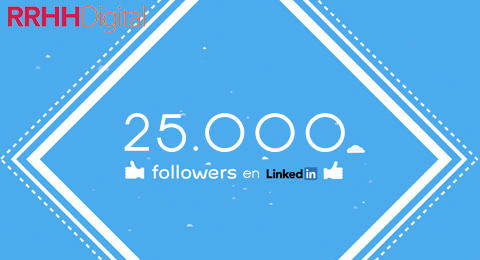 RRHHDigital consolida su liderazgo en redes sociales: supera los 25.000 seguidores en Linkedin