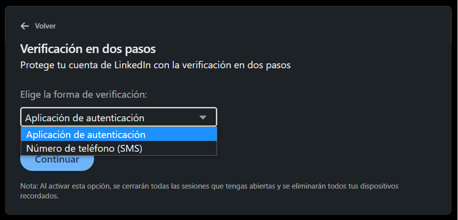 LinkedIn seguridad