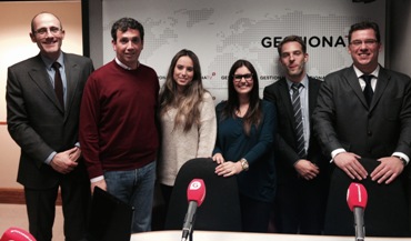 Lorenzo Rivarés, ganador de la V Edición del Premio Literario RRHH Digital, anoche en 'La Voz de los Recursos Humanos'