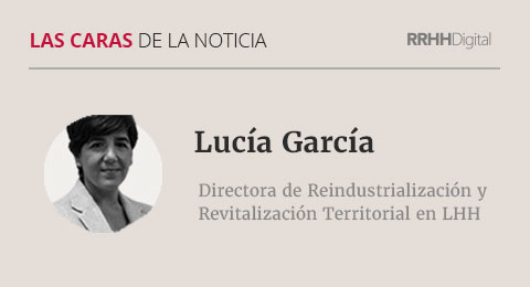 Lucía García, Directora de Reindustrialización y Revitalización Territorial en LHH