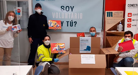 Fundación Mahou San Miguel dona 350 kilos de material escolar a más de 100 familias
