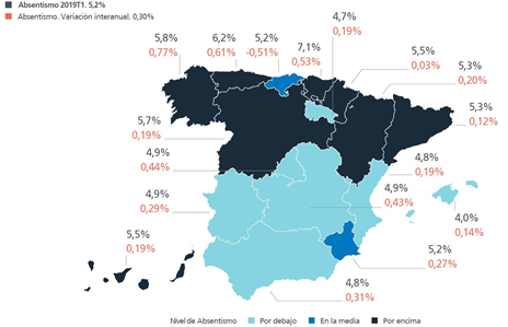 Mapa absentismo