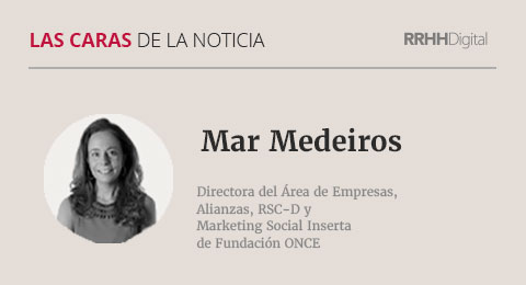 Mar Medeiros, Directora del Área de Empresas, Alianzas, RSC-D y Marketing Social Inserta de Fundación ONCE