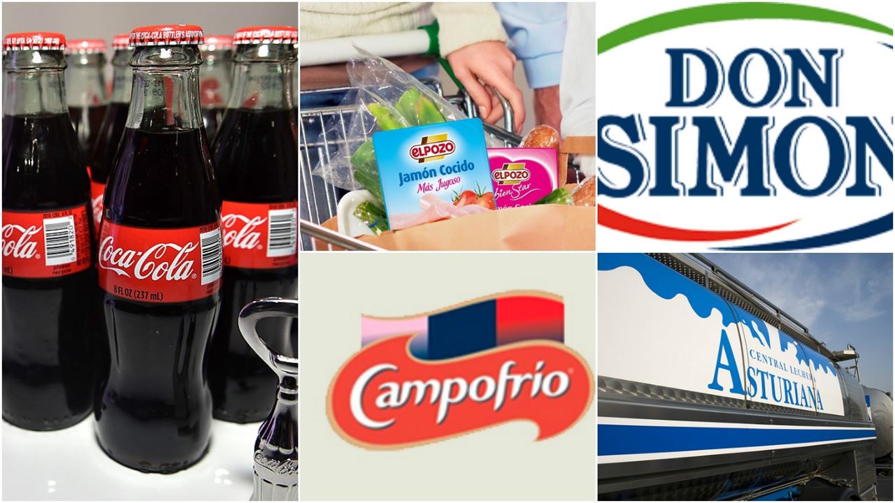 Coca-Cola, ElPozo, Campofrío, Don Simon y Central Lechera, las marcas preferidas por los hogares españoles