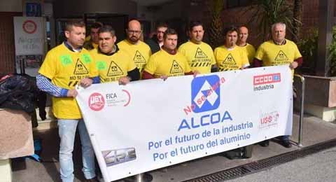 Marcha hacia Madrid de los trabajadores de Alcoa de Avilés y La Coruña