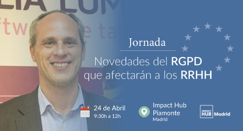 Álvaro Marfany, ponente en la jornada 'Las novedades del RGPD que afectarán a los RRHH'