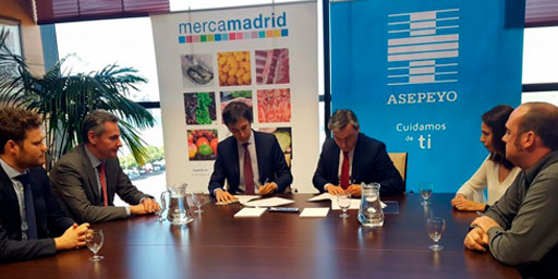 Mercamadrid y Asepeyo juntos por un entorno laboral más seguro en la unidad alimentaria