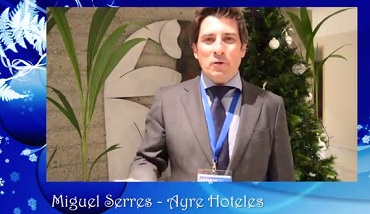 Miguel Serres, Director de RRHH de Ayre Hoteles, felicita las fiestas a los lectores de RRHH Digital