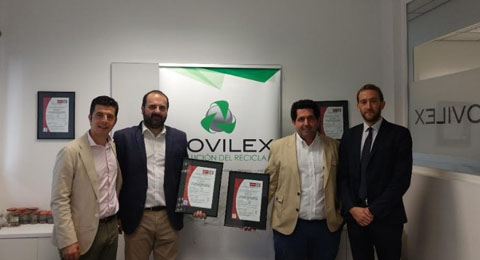 Movilex Recycling Group renueva sus certificados de Calidad con Bureau Veritas