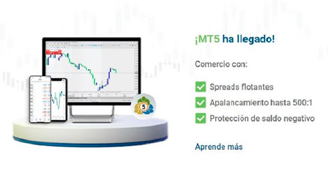 MetaTrader 5 con spread variables es la nueva actualización de easyMarkets