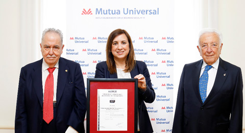 Mutua Universal premiada por sus buenas prácticas empresariales