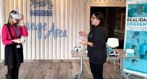 Nestlé sensibiliza a su plantilla en temas de discapacidad a través de la realidad virtual
