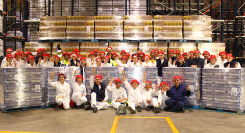 Los trabajadores de Nestlé en Pontecesures promueven un «turno solidario» para Cruz Roja Galicia
