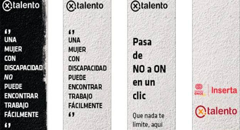 ‘Pasa del NO al ON’, Fundación ONCE-Inserta por el empleo y formación de mujeres con discapacidad