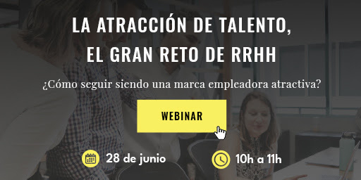 ¡Última oportunidad! Aún estás a tiempo de inscribirte en el webinar 'La atracción de talento, el gran reto de RRHH: ¿Cómo seguir siendo una marca empleadora atractiva?'
