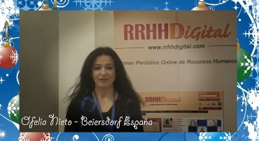 Felicitación navideña de Ofelia Nieto, Directora de Recursos Humanos de Beiersdorf Southern Europe