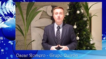 Óscar Romero, Director de RRHH del Grupo Quirón, felicita las fiestas a los lectores de RRHH Digital