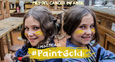 #PaintGold, un proyecto para luchar contra el cáncer infantil