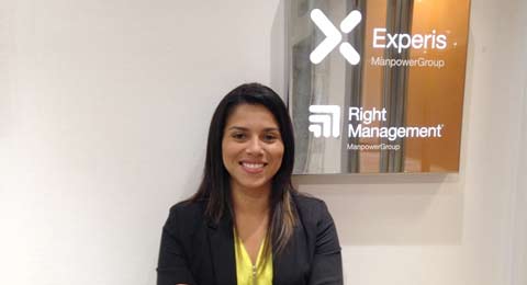 Pamela Hernández, se incorpora en Experis como Talent Acquisition Trainee