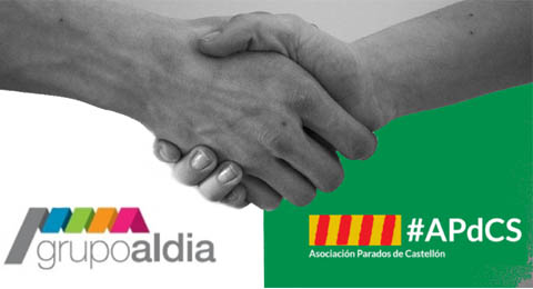 Grupo Aldía y la Asociación de Parados de Castellón, unidos por la RSC
