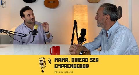 Eduardo Vizcaíno, primer invitado al nuevo podcast 'Mamá, quiero ser emprendedor': 'Decía Picasso que la inspiración existe, pero te tiene que pillar trabajando'