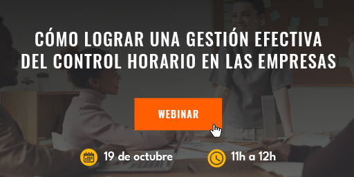 ¡Aún estás a tiempo! Todavía puedes inscribirte al webinar “Cómo lograr una gestión efectiva del control horario”