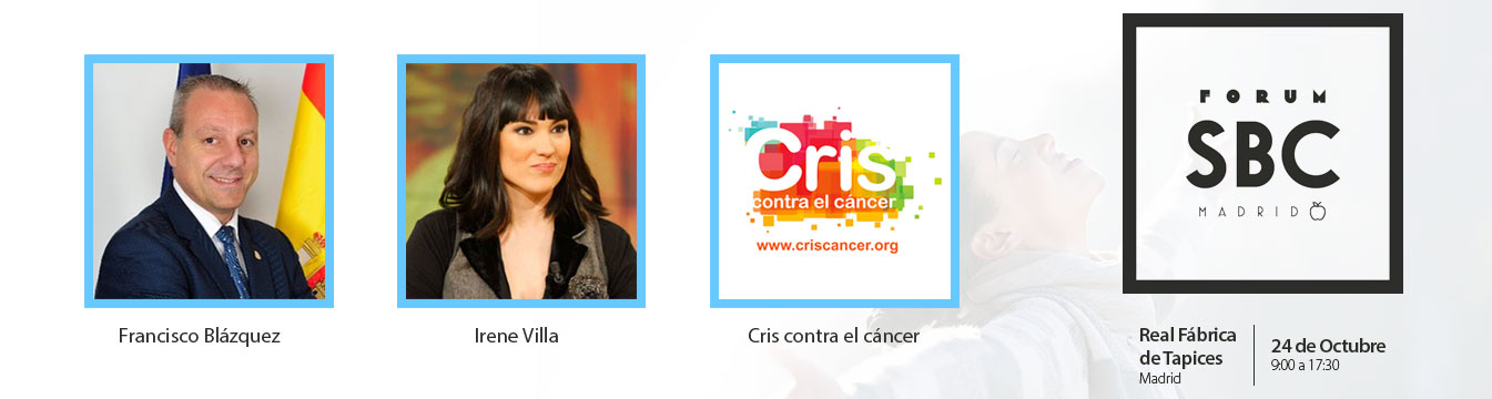 Francisco Blázquez (RFEBM), Irene Villa y Fundación Cris Contra el Cáncer; presentes en el SBC Forum 2018